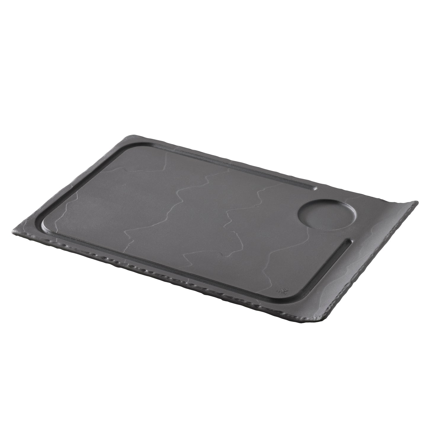 BASALT STEAK PLATE 1 FLARED EDGE 33cm x 22cm - 3PK