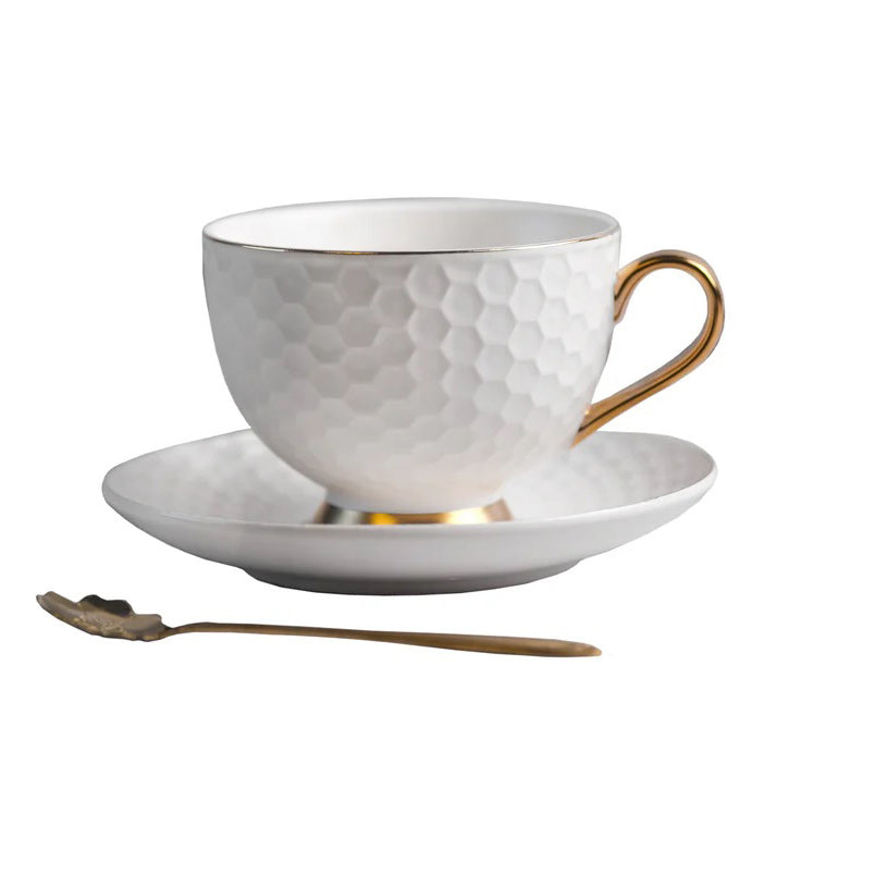 MANCHESTER WHITE TEA CUP SET