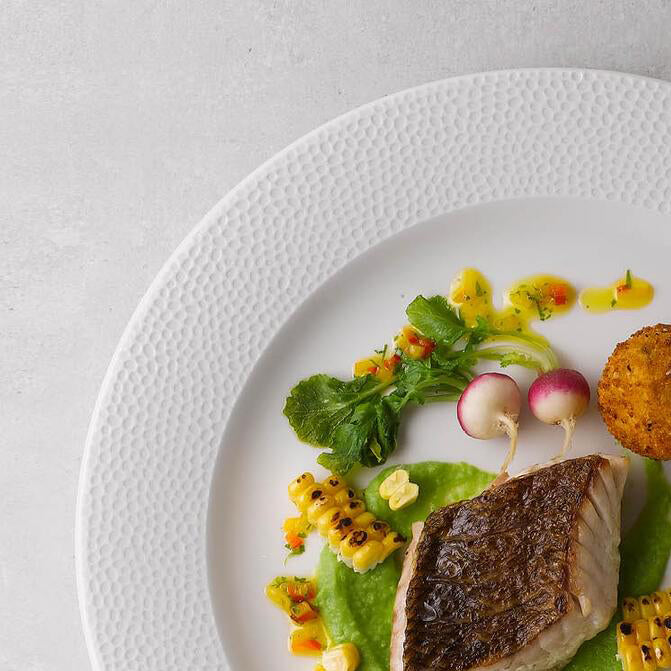 ISLA WHITE PLATE 17CM - 6PK