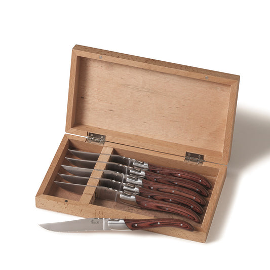 SOLA STEAK KNIFE SET SILVER 6 PIECE