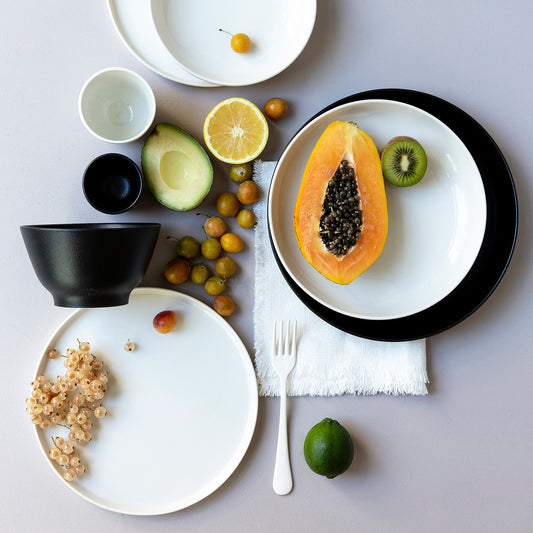 ADELIE IVORY 24CM PLATE - 6PK