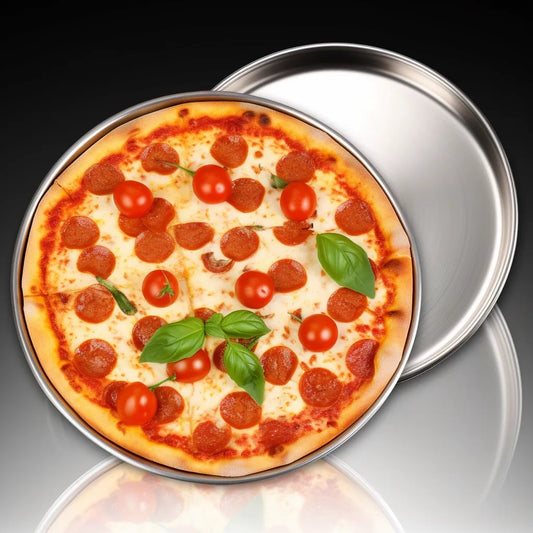 PIZZA PAN ALUMINIUM ROUND 300MM