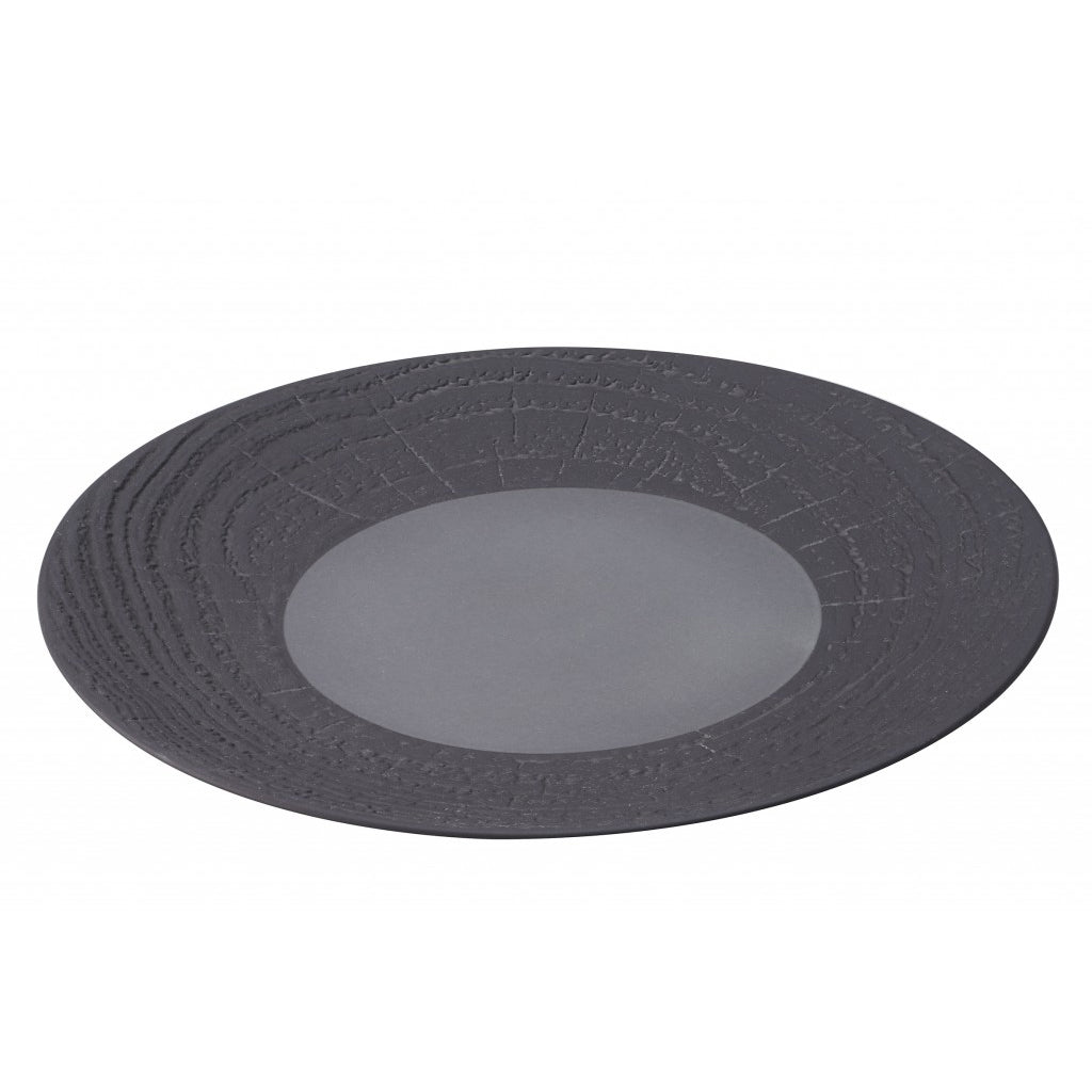 REVOL ARBORESCENCE 31CM PRESENTATION PLATE - LIQUORICE