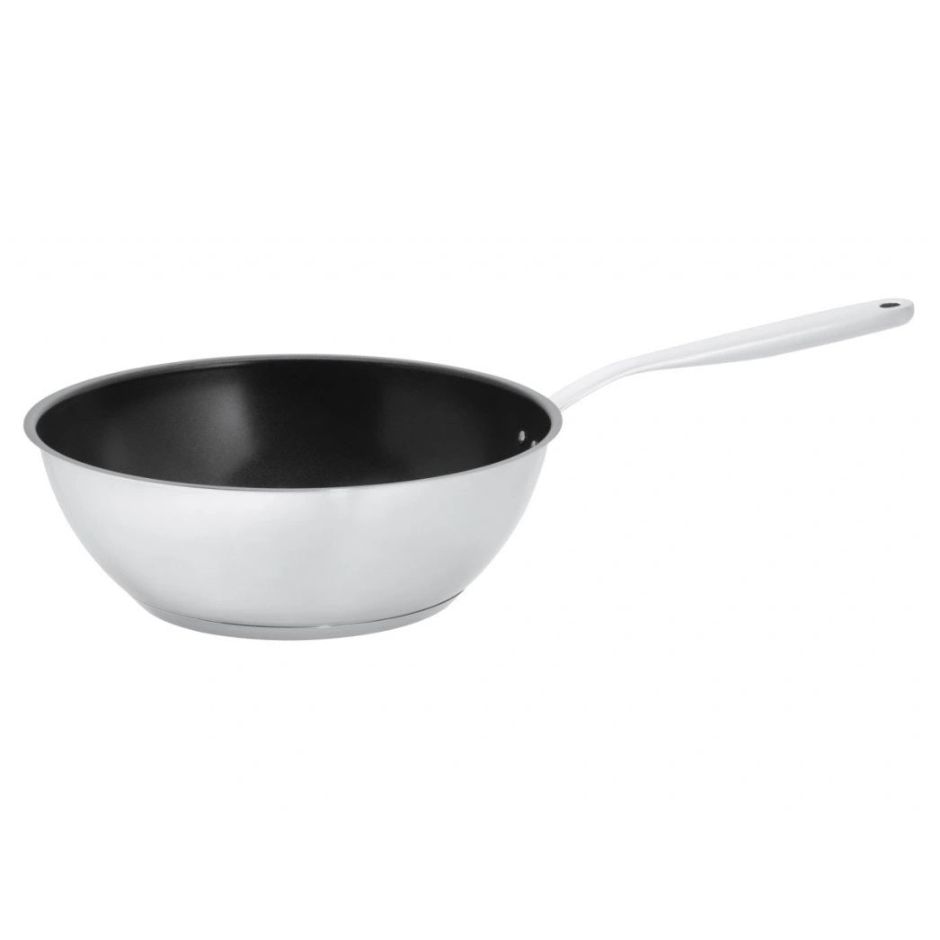 FISKARS ALL STEEL CERAMIC COATED WOK - 28cm