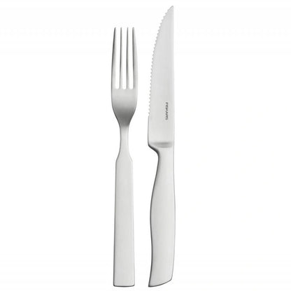 FISKARS ALL STEEL 24pc STEAK CUTLERY SET