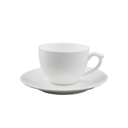 FINE BONE CHINA CAPPUCCINO SAUCER 16CM - 6PK