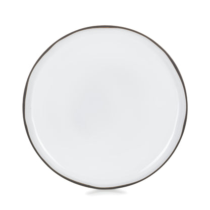 CARACTERE 26cm DINNER PLATE - WHITE - 6PK