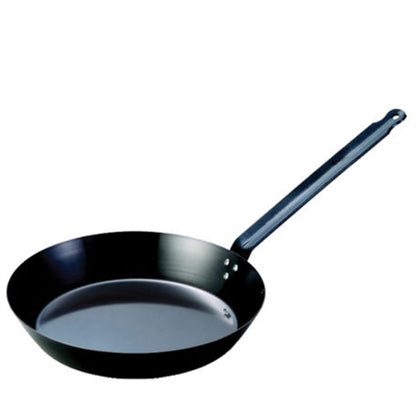 BLACK STEEL FRYING PAN 300MM