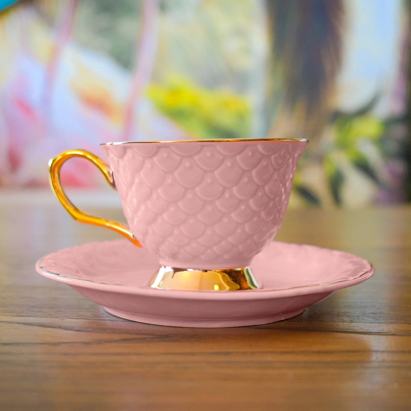 MILAN PINK TEA CUP SET