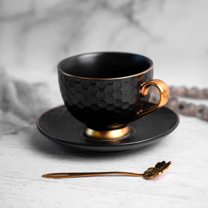 MANCHESTER BLACK TEA CUP SET